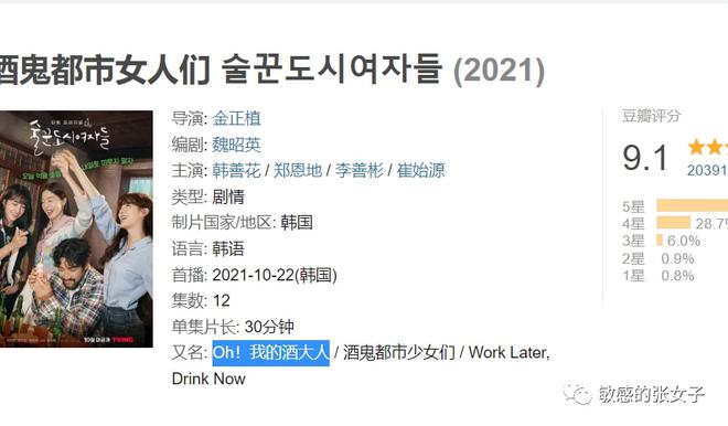 韩剧《酒鬼都市的女人们》豆瓣评分91讲述3位大龄美女星空体育官方入口的故事(图3)